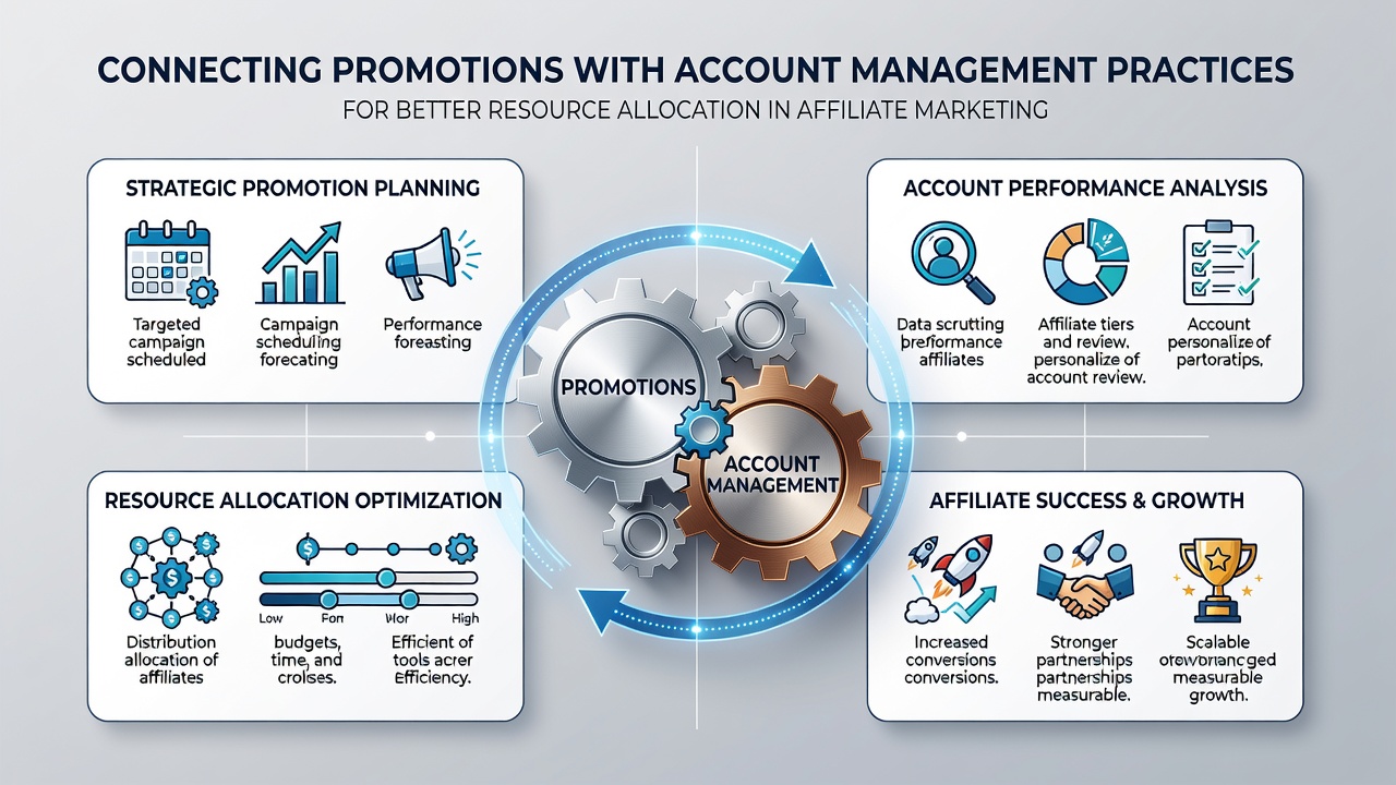 Diagram showing resource allocation improvements through connected practices
