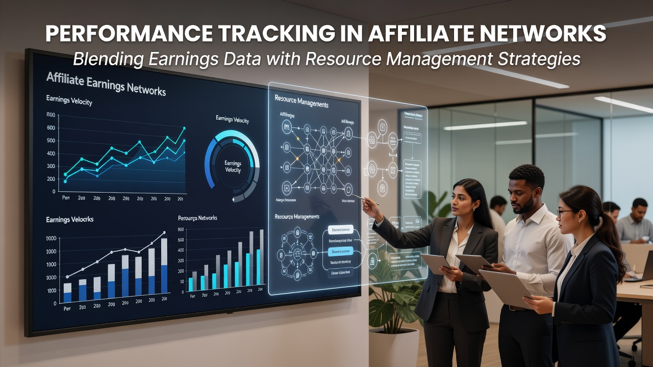 Team reviewing performance reports that combine earnings figures with resource utilization data